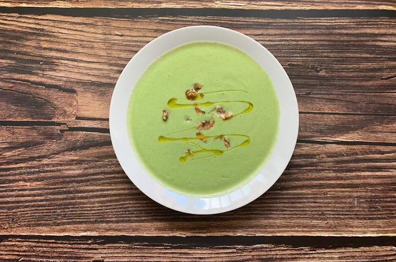 Beyaz Şarap ve Acı Yağlı Profesyonel Brokoli Çorbası